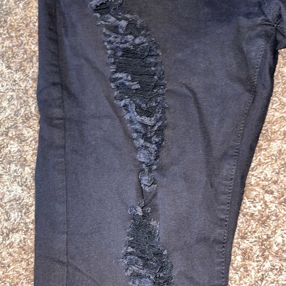 Black Ripped Denim - Picture 3 of 9